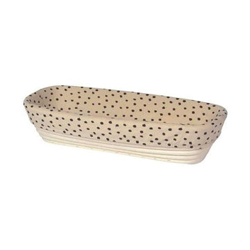 Now Designs - 13" Rectangle Banneton Liner Dot